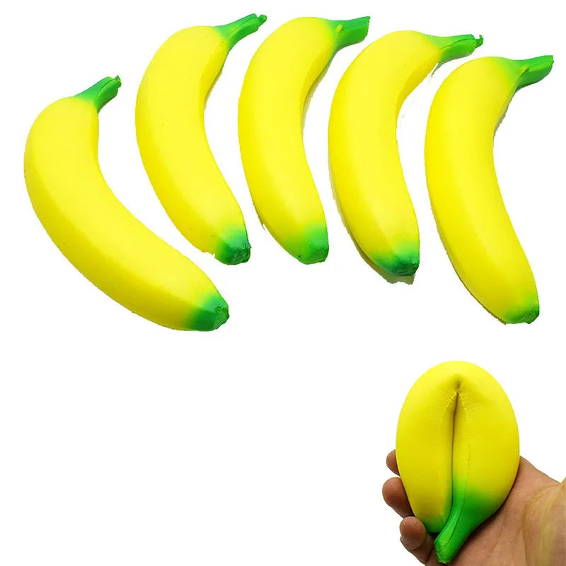 Jumbo Slow-Rising Banana Squishy Stress Relief Toy