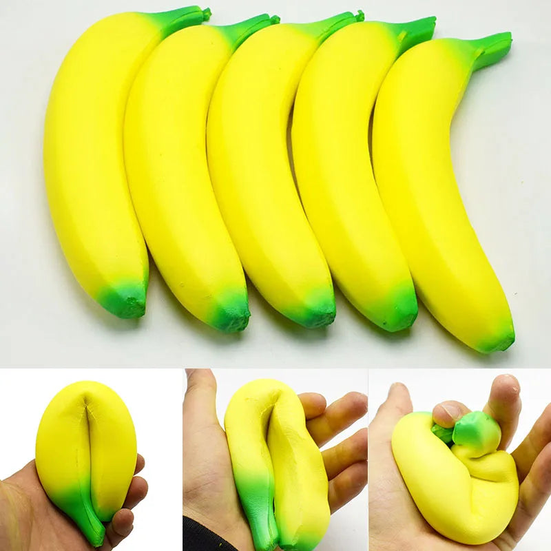 Jumbo Slow-Rising Banana Squishy Stress Relief Toy