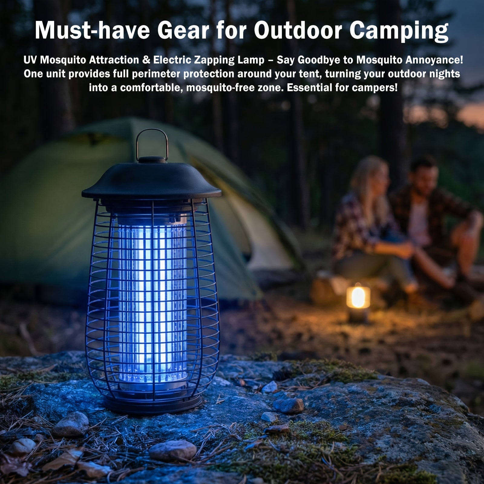 Bug Zapper Indoor & Outdoor, 4200V Electric Mosquito Zapper, 10 Years Lifespan, 6.5ft Power Cord,, Fly Trap Mosquito Trap, Fly Killer Fly Zapper for Home, Patio, Kitchen, Backyard, Camping